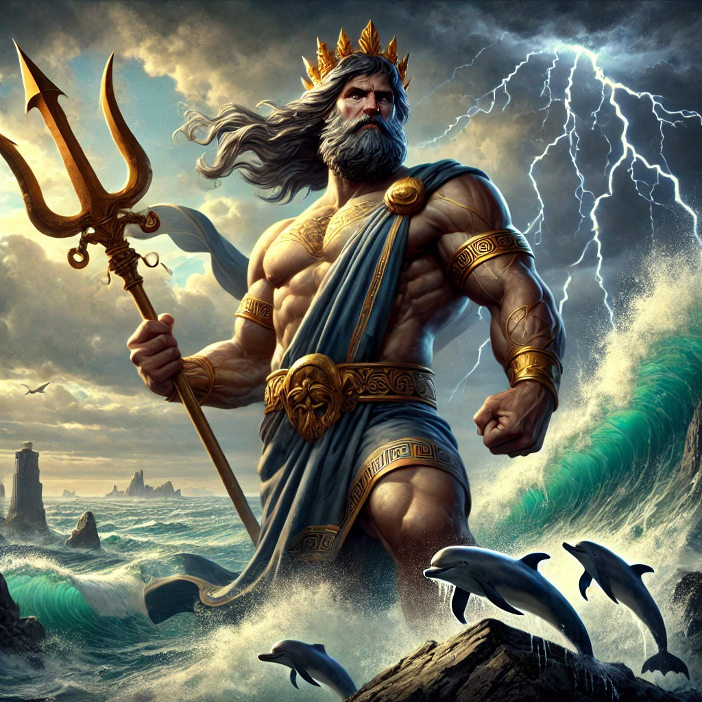 Statue du dieu Poseidon